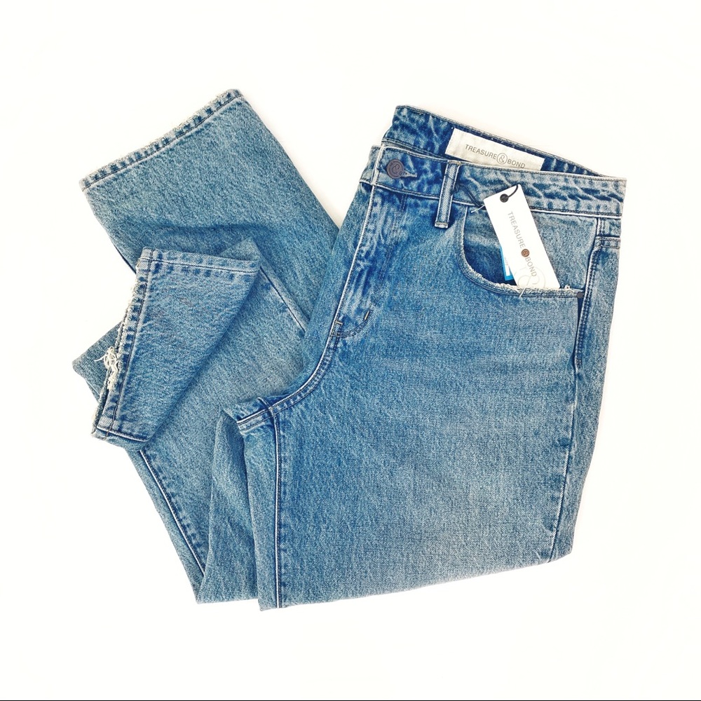 Treasure & Bond Grant Boyfriend MidRise Ankle Jean - Picture 2 of 8